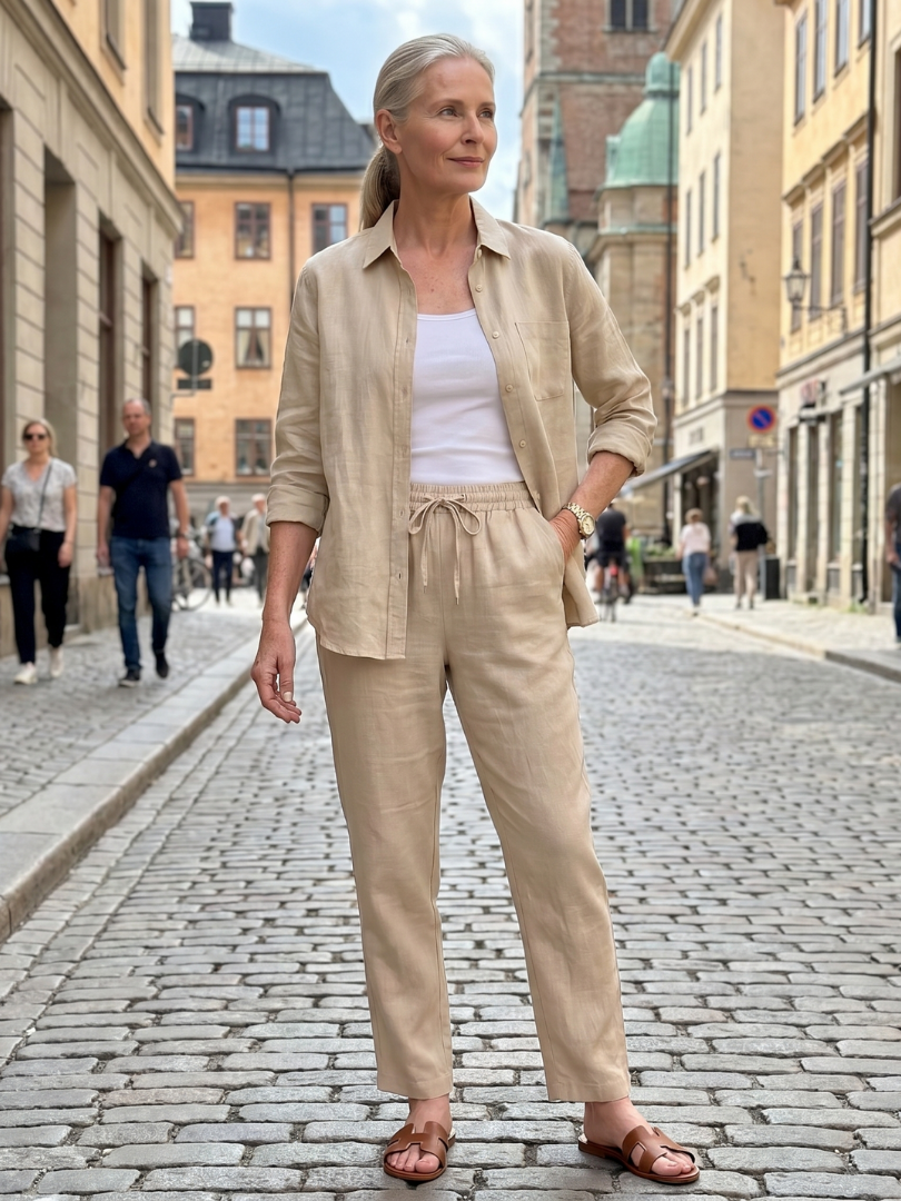 Mirabelle™ Elegancki Letni Komplet