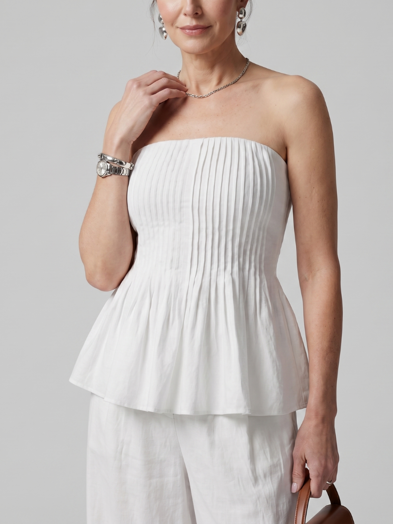 Anette™ Elegancki Krój Peplum Komplet