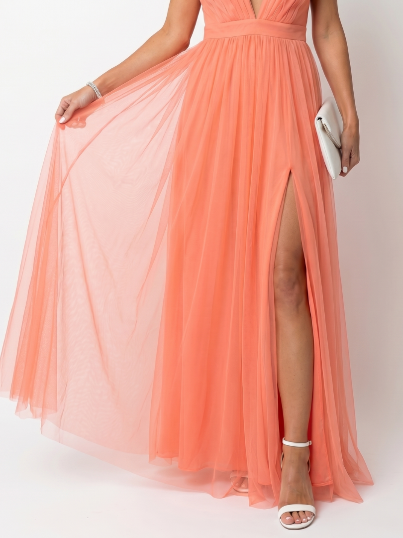 Pia™ Elegancka Plisowana Sukienka Maxi