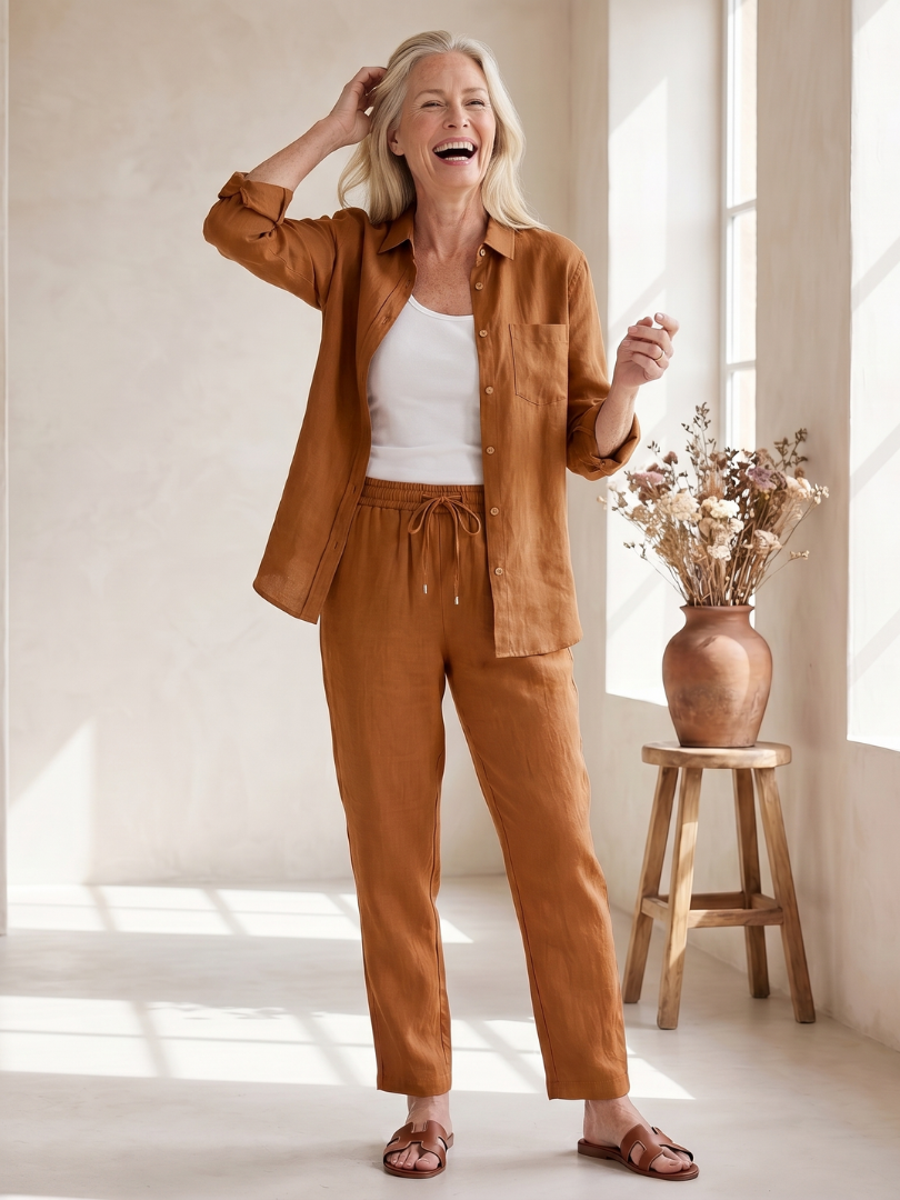 Mirabelle™ Elegancki Letni Komplet