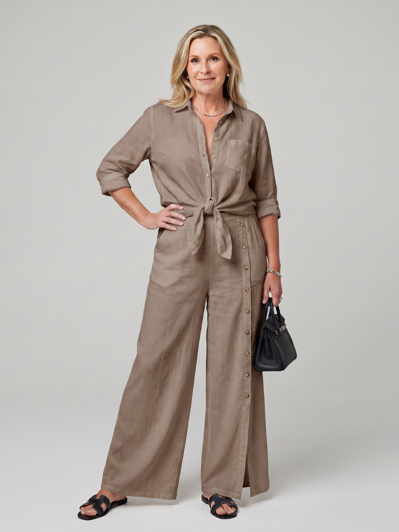 Beata™ Elegancki Z Wiązaniem Komplet