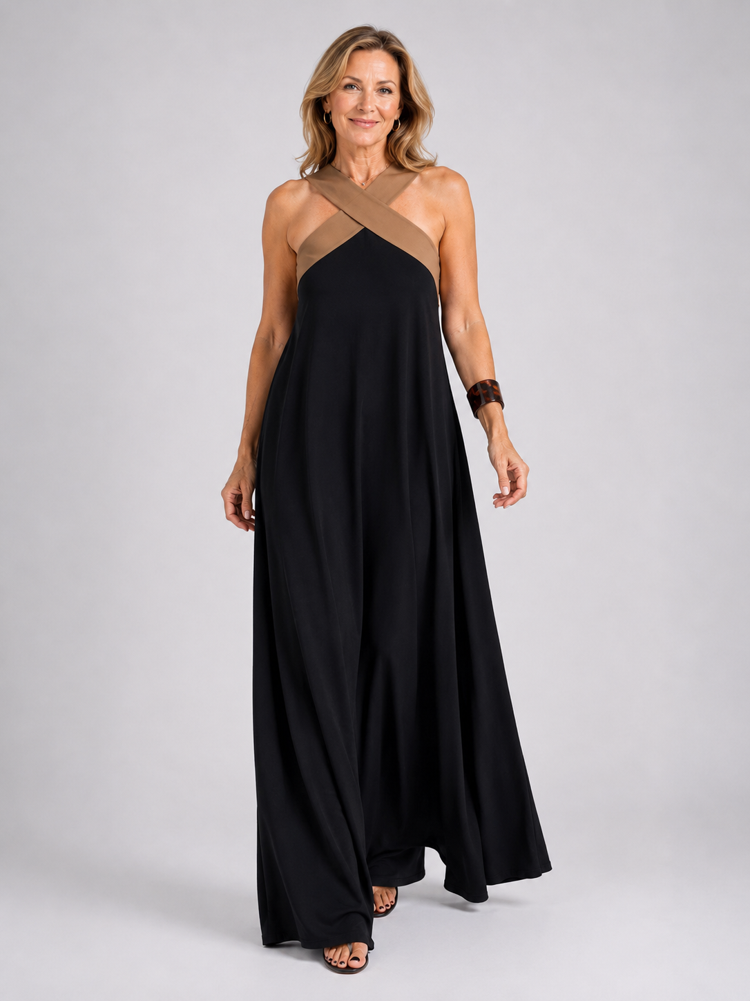 Delia™ Elegancka Kopertowa Sukienka Maxi
