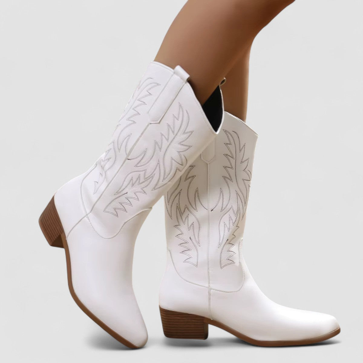Caterina™ Eleganckie Haftowane Botki Zimowe