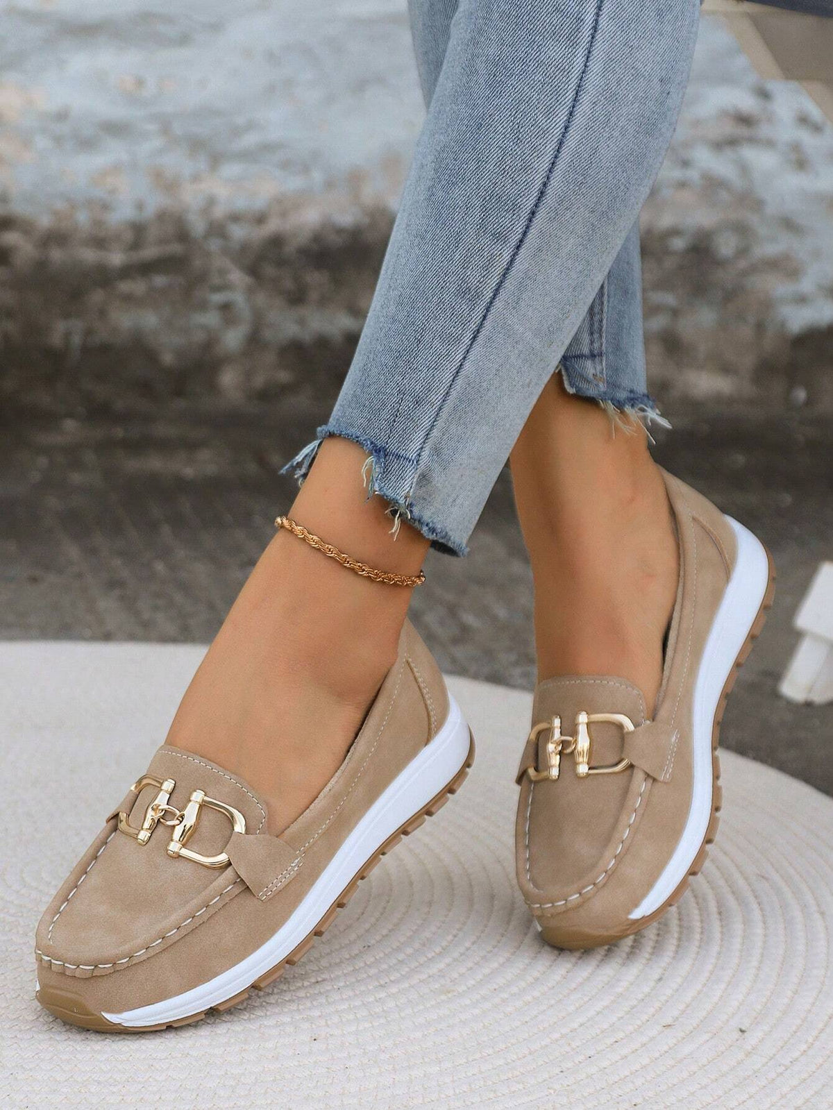Daniela | Mokasyny na platformie z klamrą — zdjęcie produktu 3
