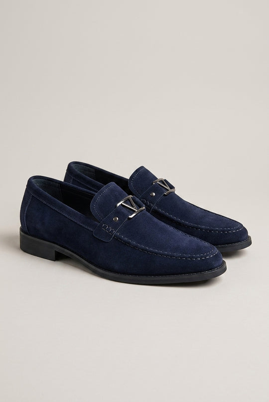 Greta™ Eleganckie Z Geometryczną Klamrą Loafersy