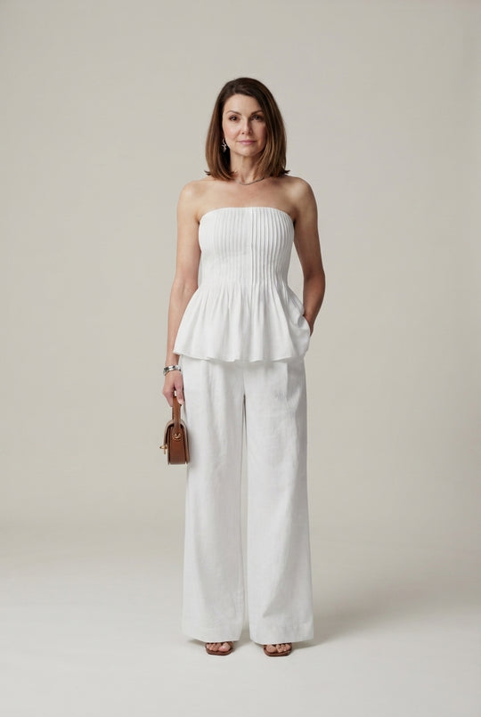 Anette™ Elegancki Krój Peplum Komplet