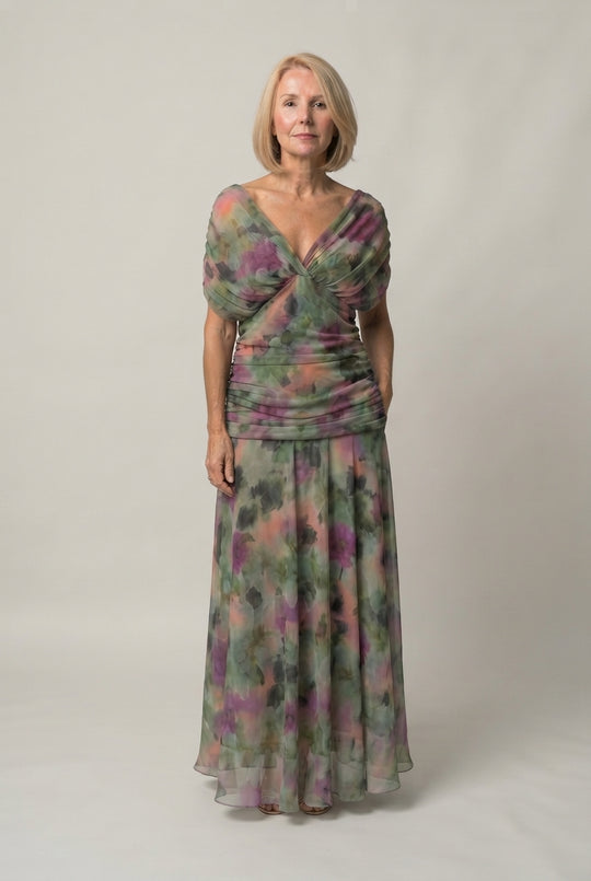 Veronique™ Elegancka Hiszpańska Sukienka Maxi