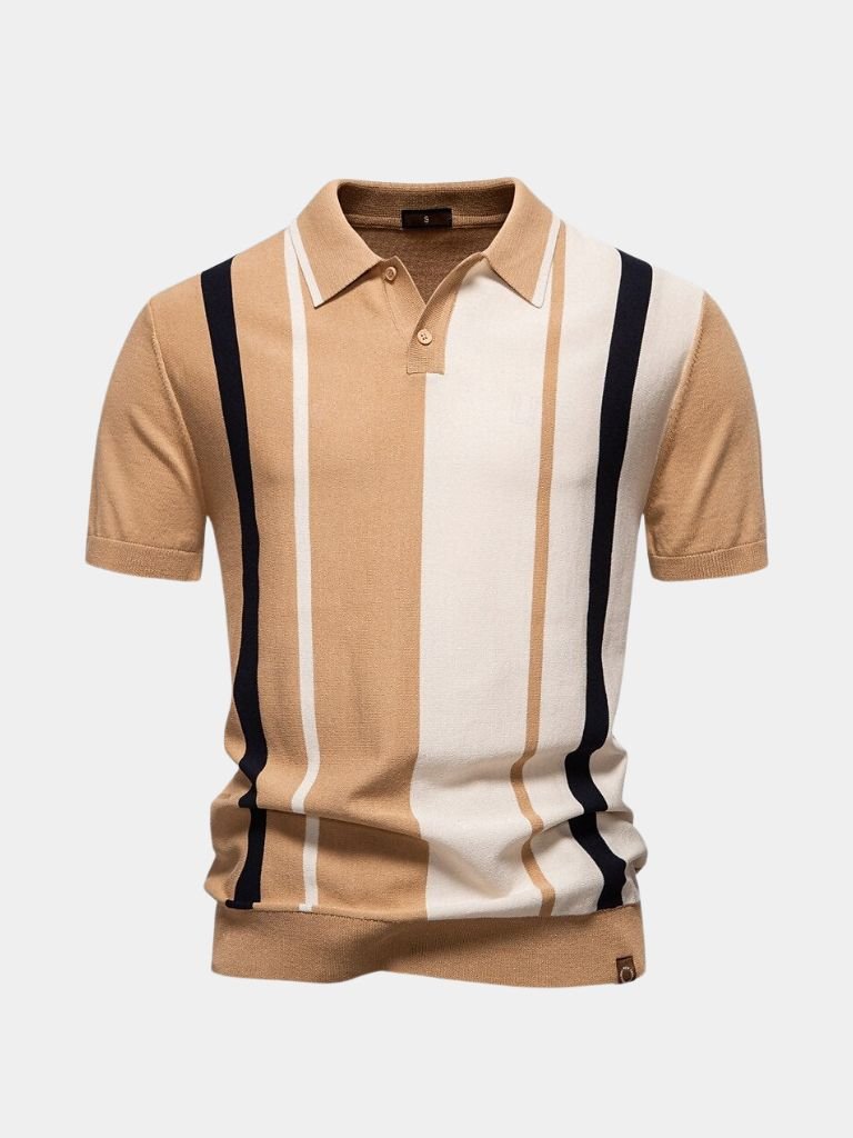 Lisandra™ Elegancka Pasiasta Koszulka Polo