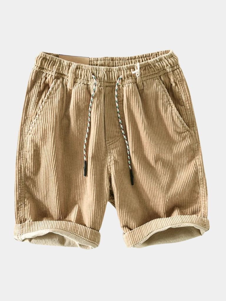 Maelys™ Ponadczasowo Eleganckie Prążkowane Szorty