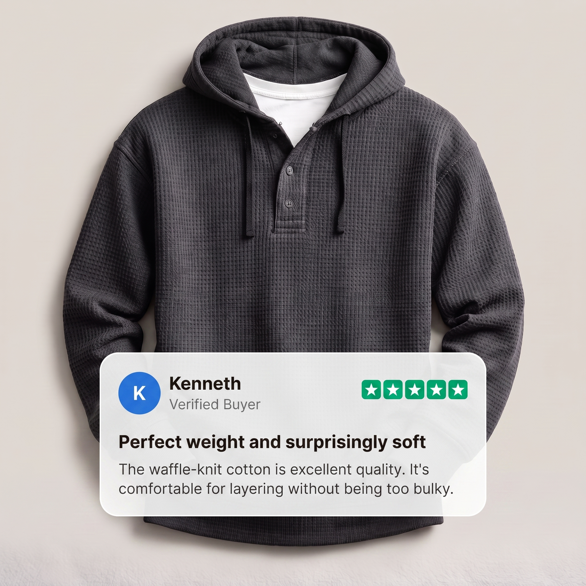 Foundry – dzianinowy sweter