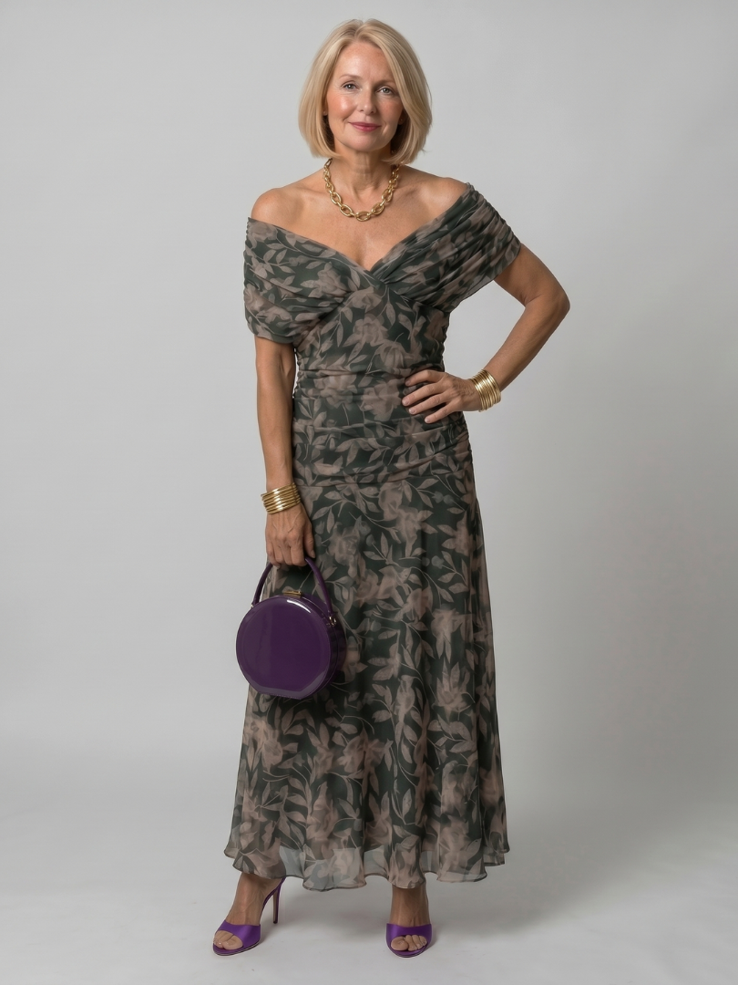 Veronique™ Elegancka Hiszpańska Sukienka Maxi