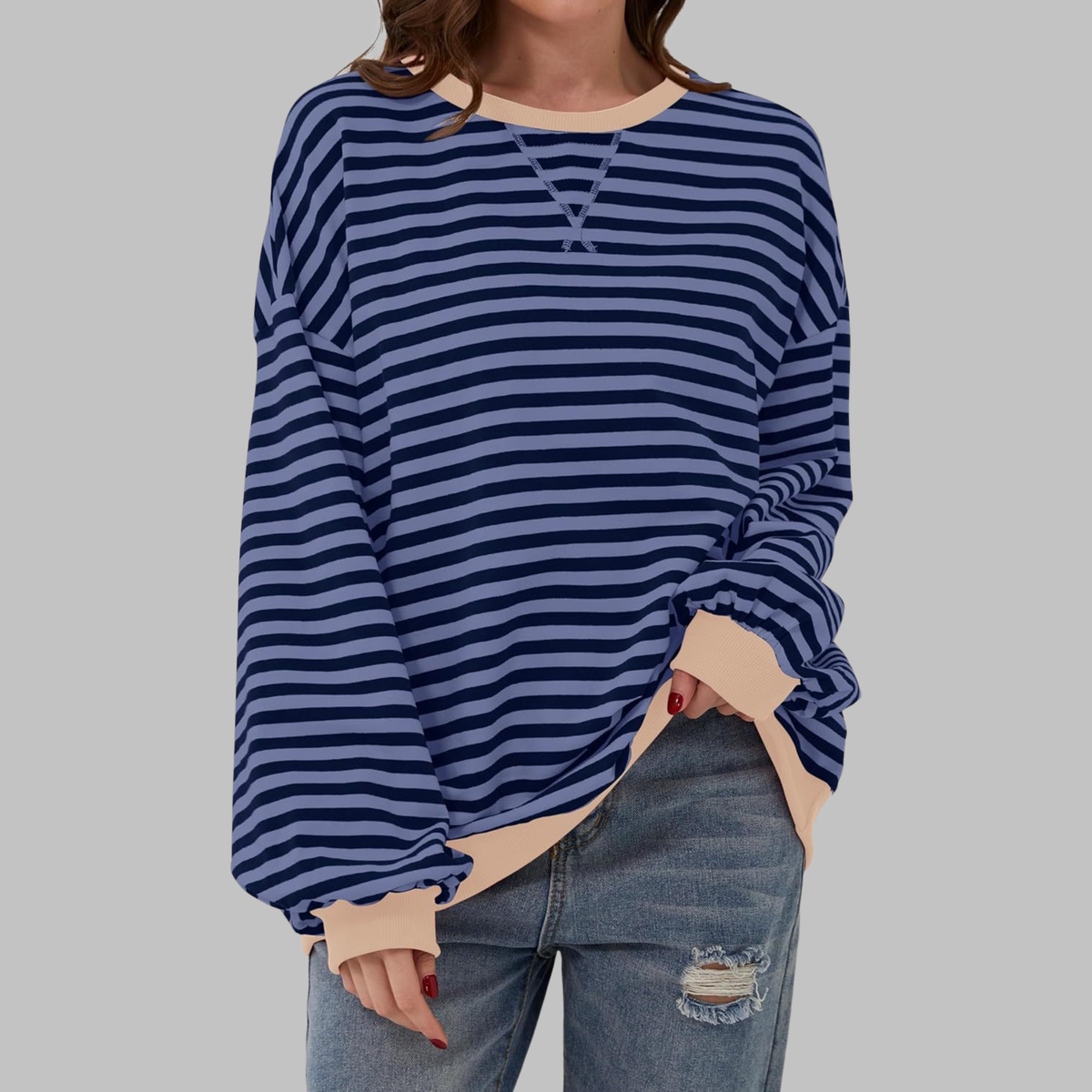 Elara – sweter w paski