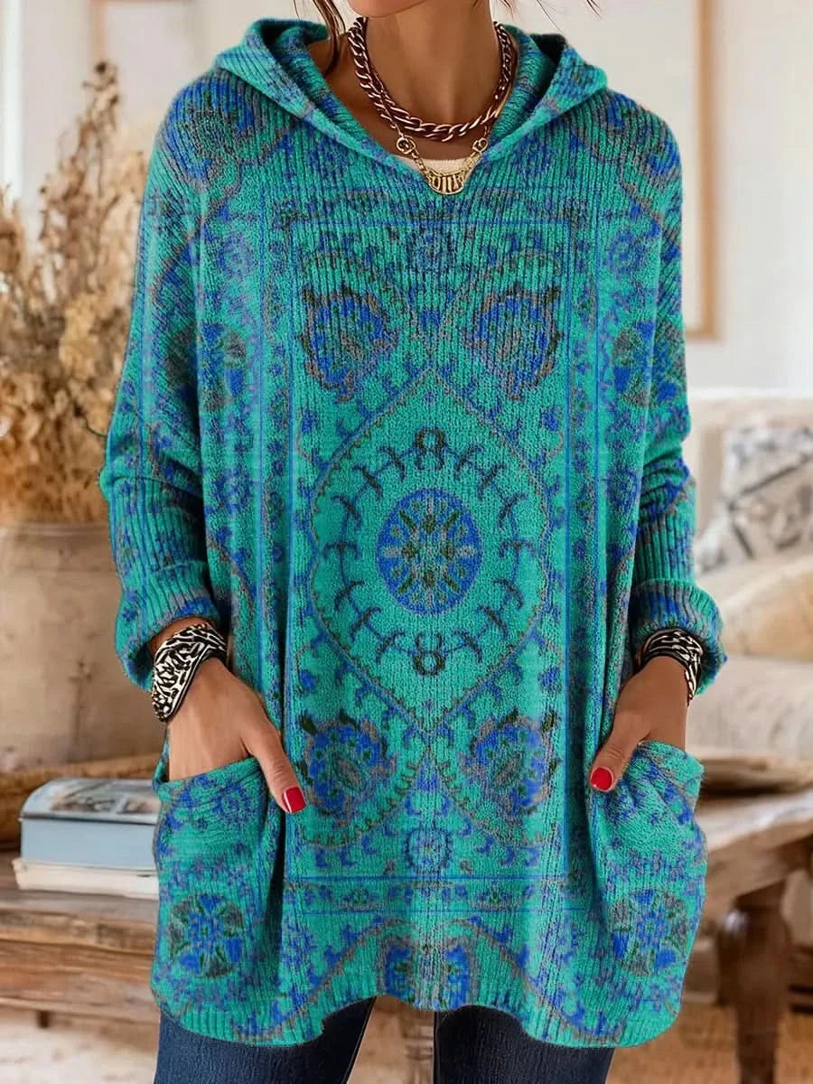 LOWENNA Tunika Boho z Kapturem