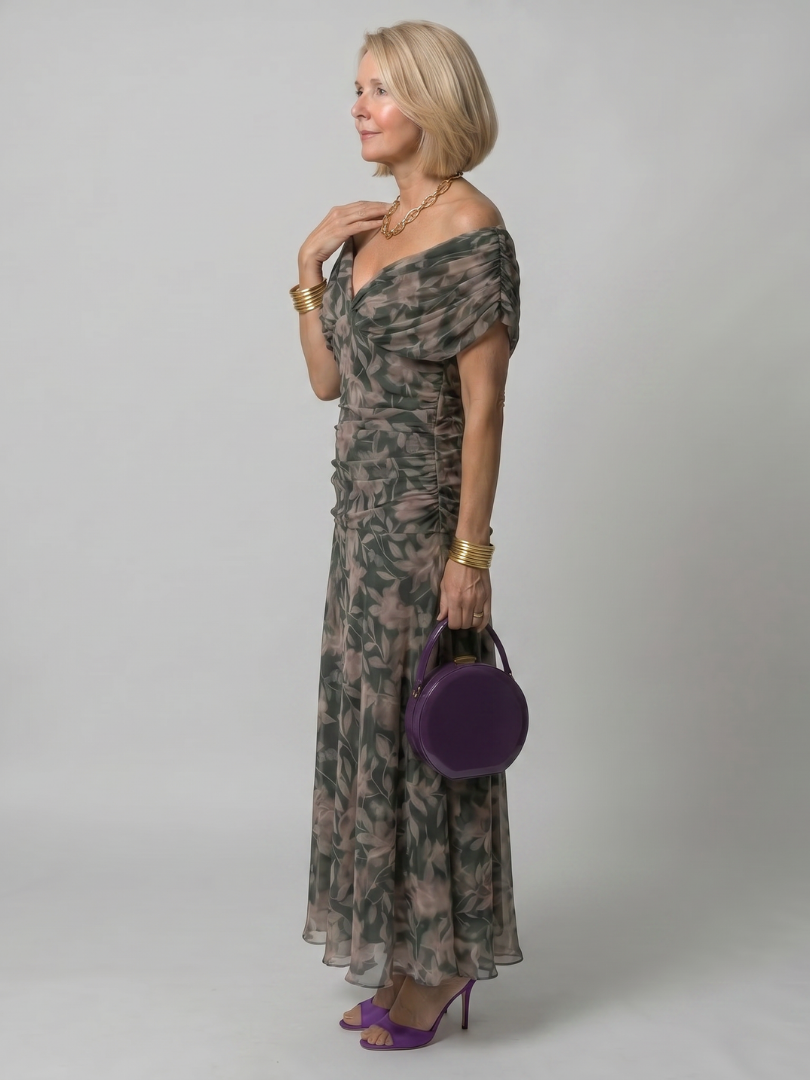 Veronique™ Elegancka Hiszpańska Sukienka Maxi