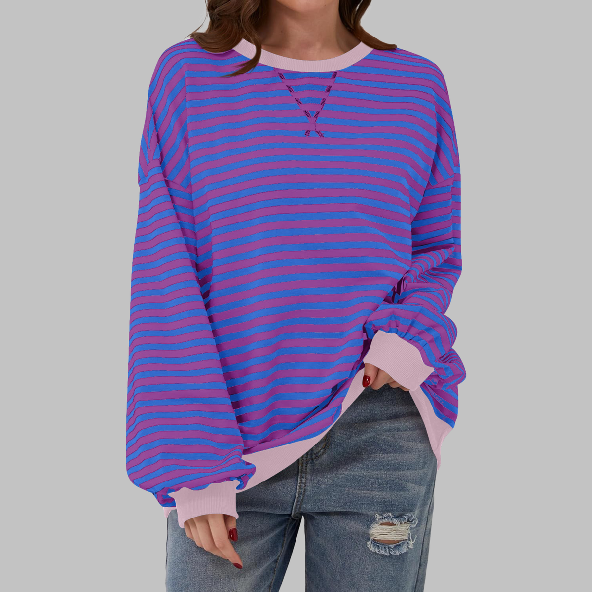 Elara – sweter w paski