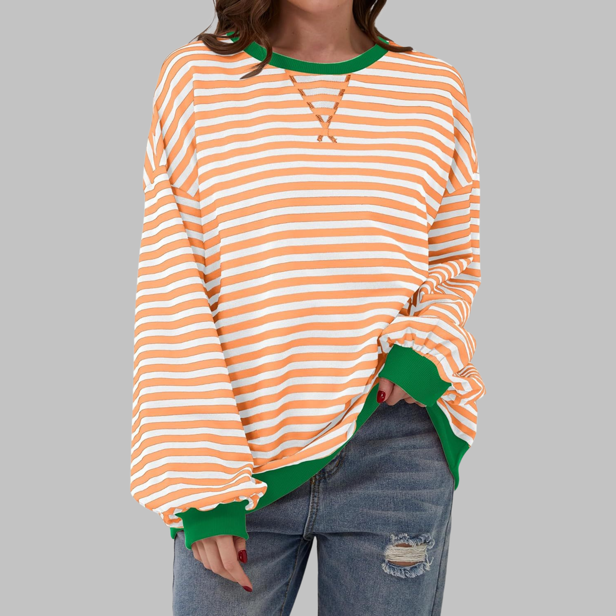 Elara – sweter w paski
