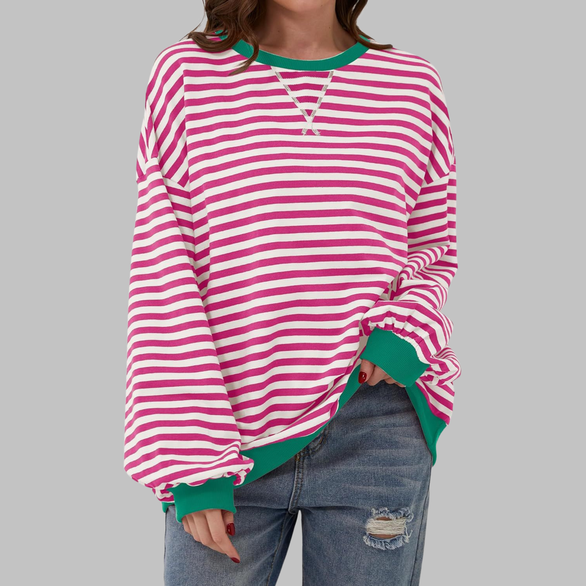 Elara – sweter w paski