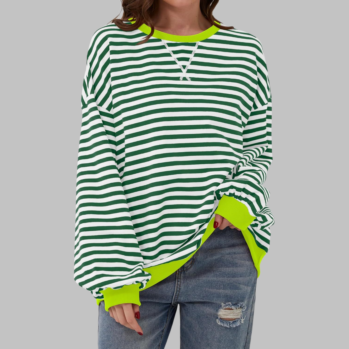 Elara – sweter w paski