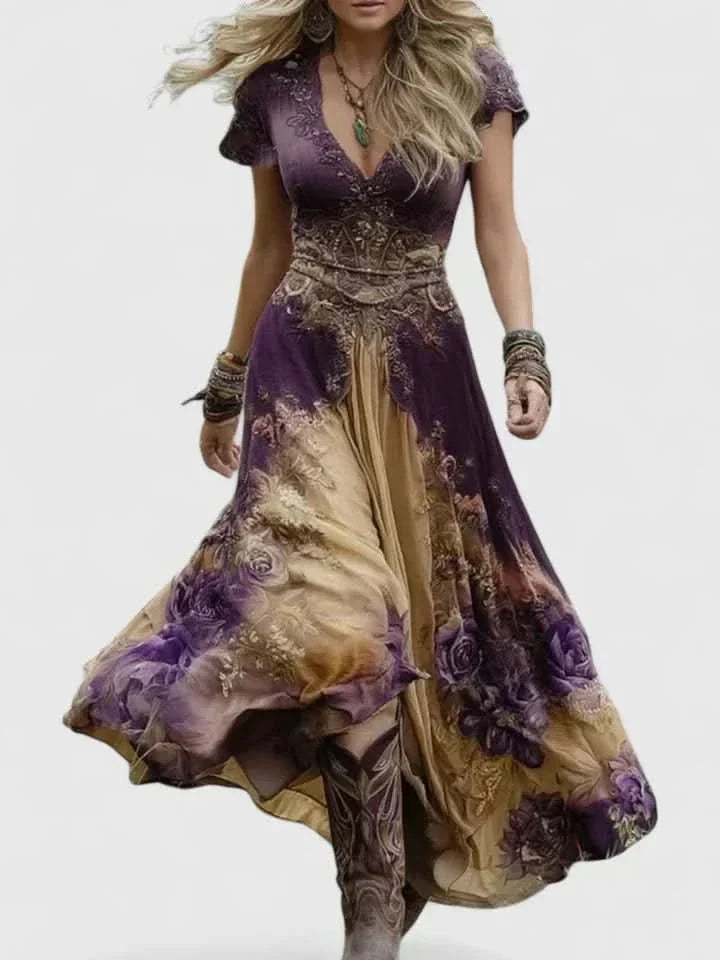 SOPHIA ELEGANCKA SUKIENKA MAXI