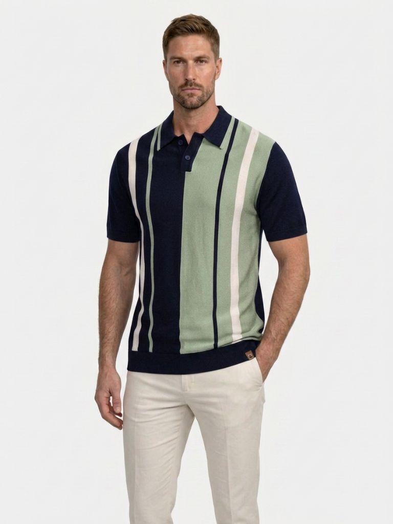 Lisandra™ Elegancka Pasiasta Koszulka Polo