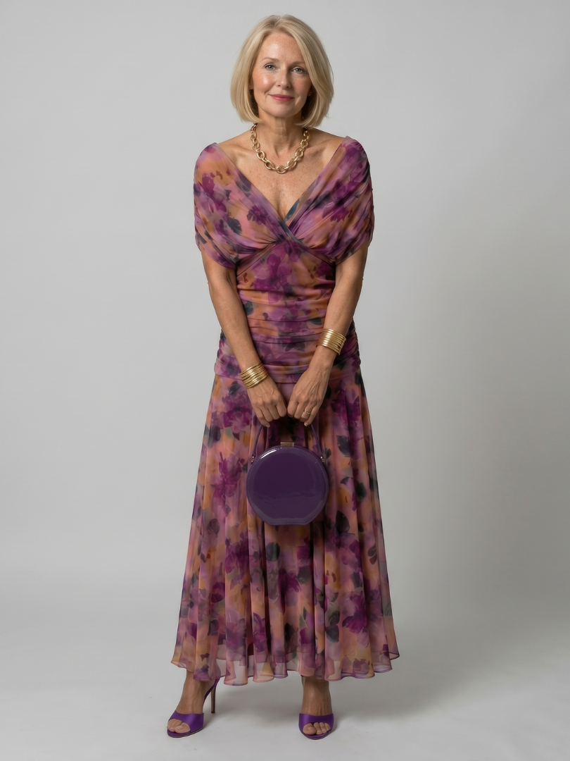 Veronique™ Elegancka Hiszpańska Sukienka Maxi