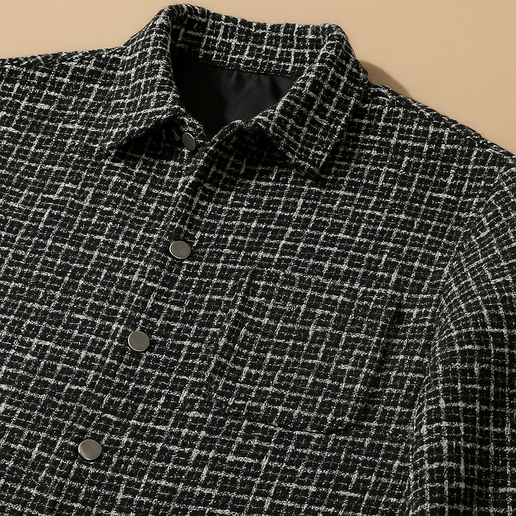 TAILORED Shacket w pepitkę
