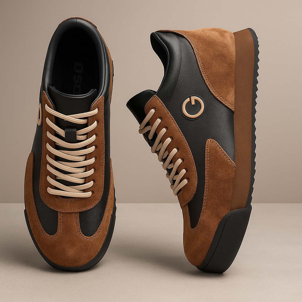 Bruna™ Eleganckie Kontrastowe Panele Sneakersy