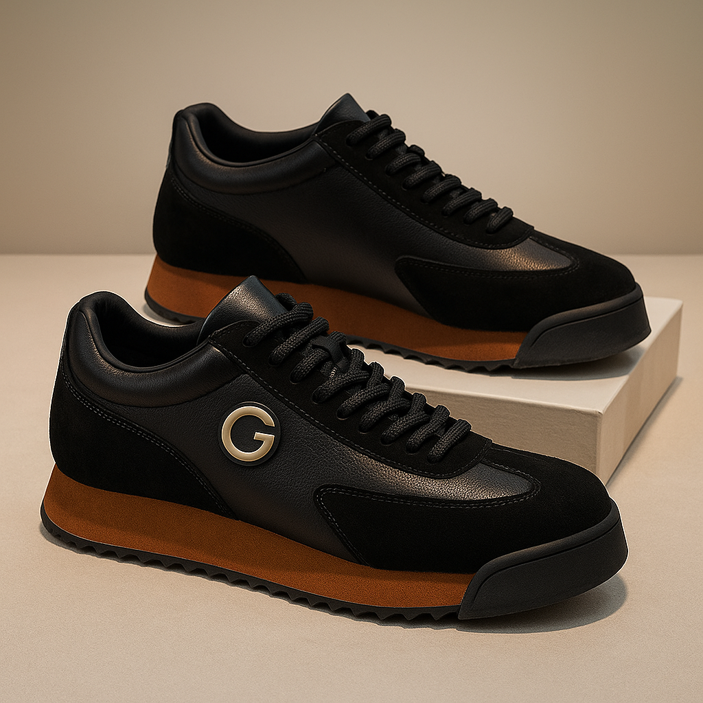 Bruna™ Eleganckie Kontrastowe Panele Sneakersy