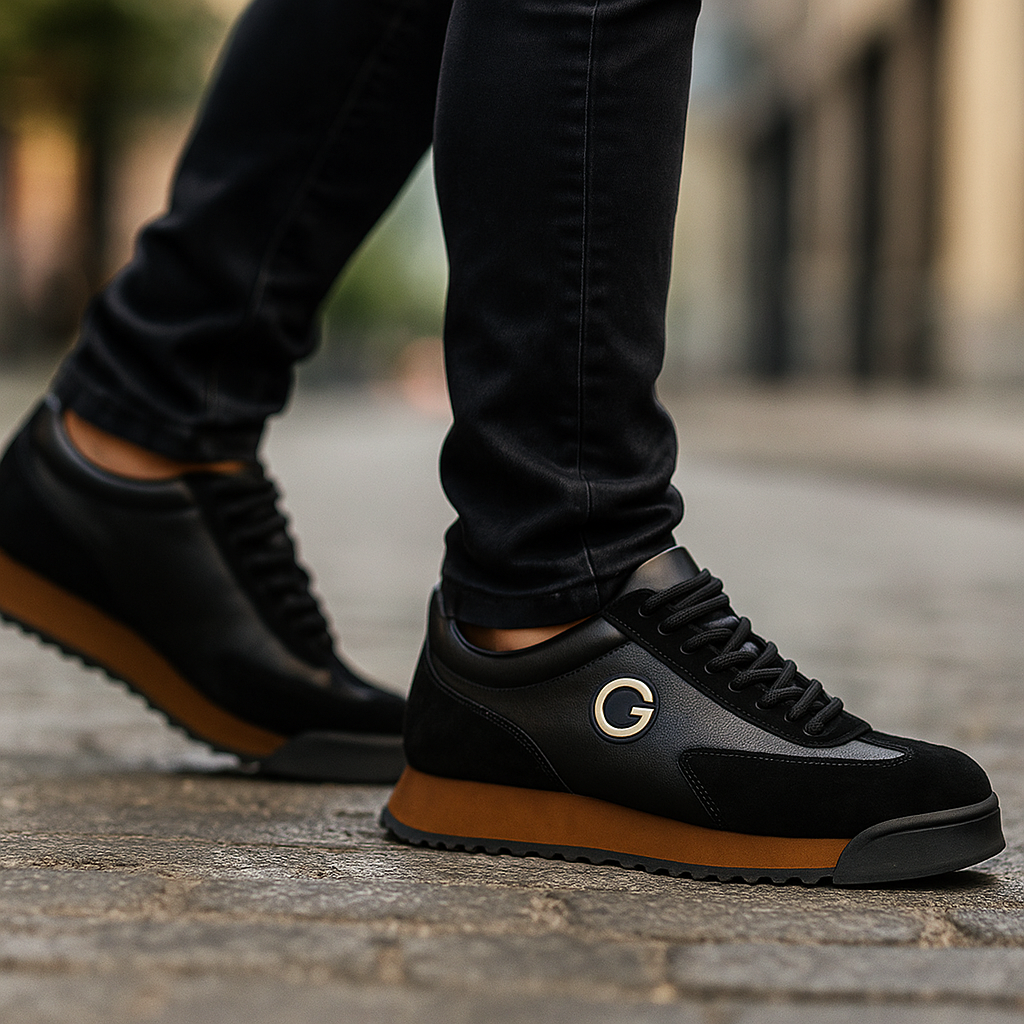 Bruna™ Eleganckie Kontrastowe Panele Sneakersy