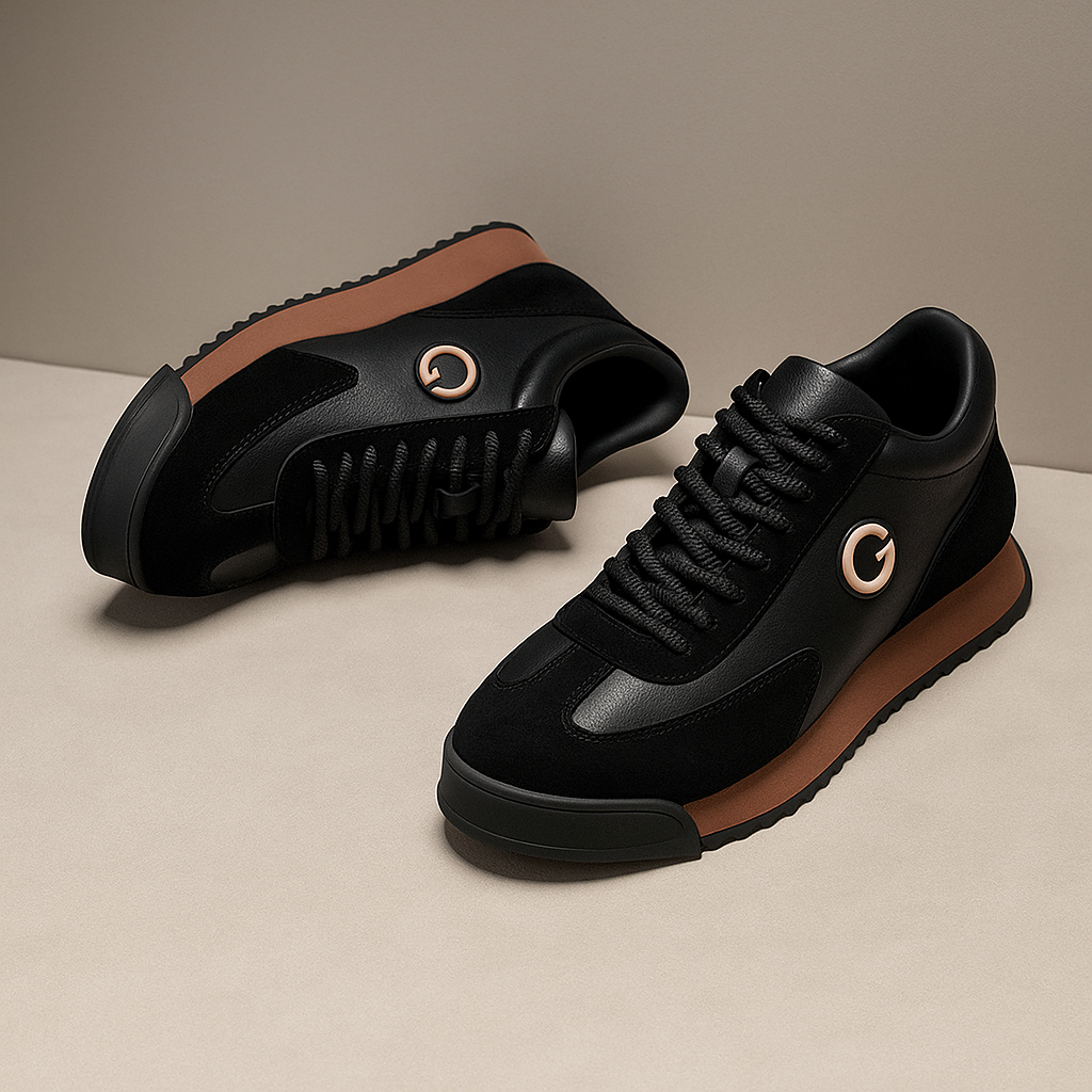 Bruna™ Eleganckie Kontrastowe Panele Sneakersy
