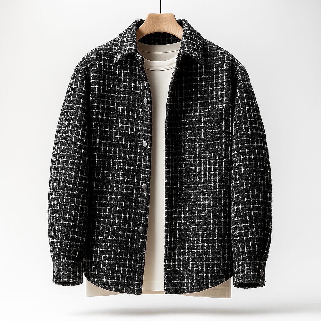 TAILORED Shacket w pepitkę