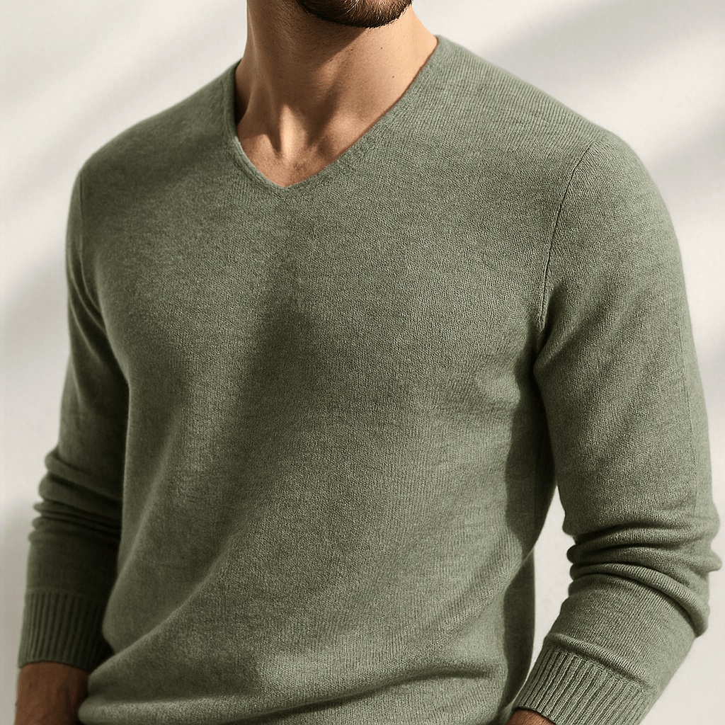 Harbour – sweter kaszmirowy v-neck