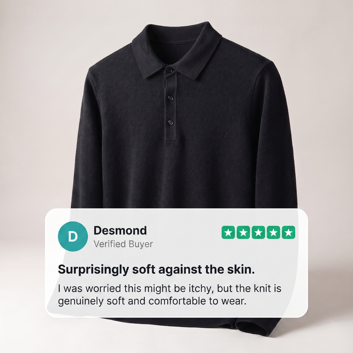 Windsor — klasyczny sweter polo