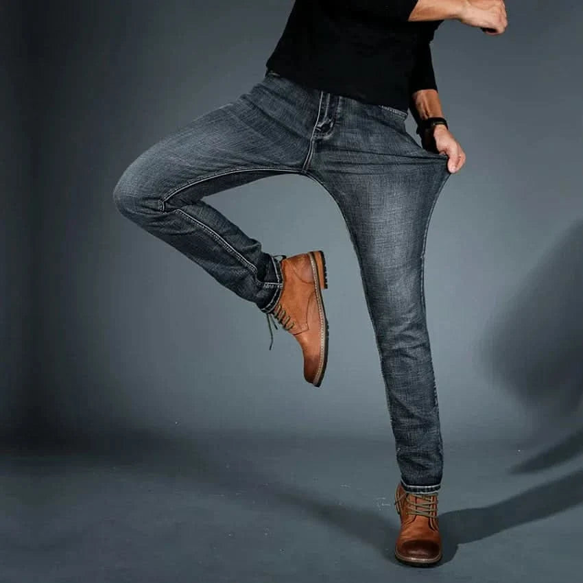 KINGSLEY STRETCH DENIM Jeansy slim-fit z rozciągliwego denimu