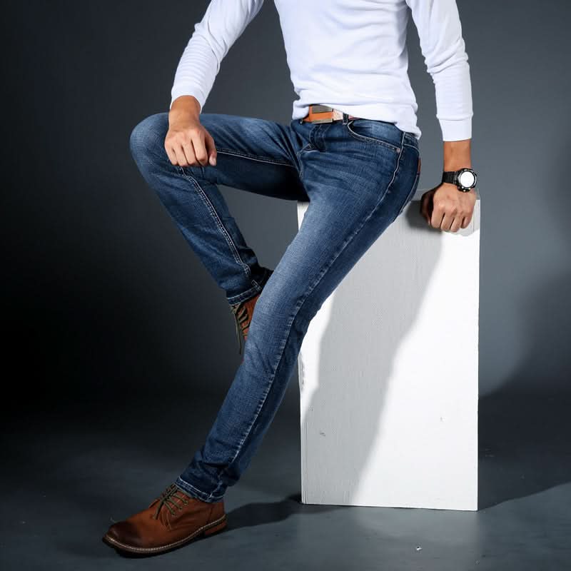 KINGSLEY STRETCH DENIM Jeansy slim-fit z rozciągliwego denimu