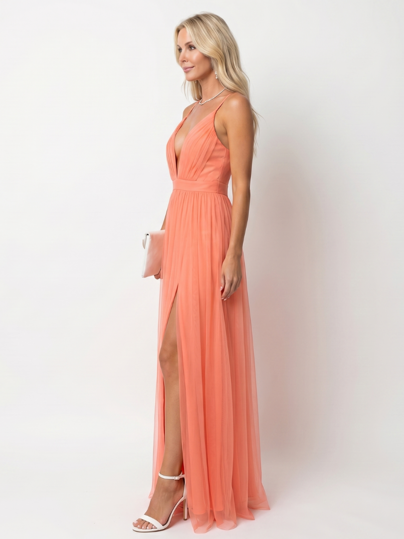 Pia™ Elegancka Plisowana Sukienka Maxi