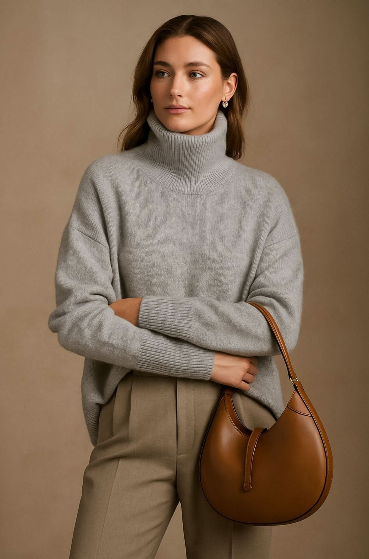 MARGOT Elegancki sweter dzianinowy