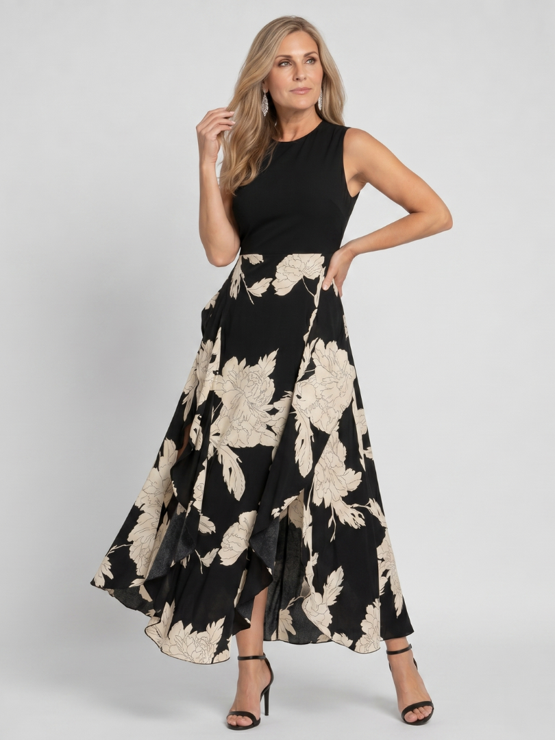 Elinora™ Elegancka Asymetryczna Sukienka Midi