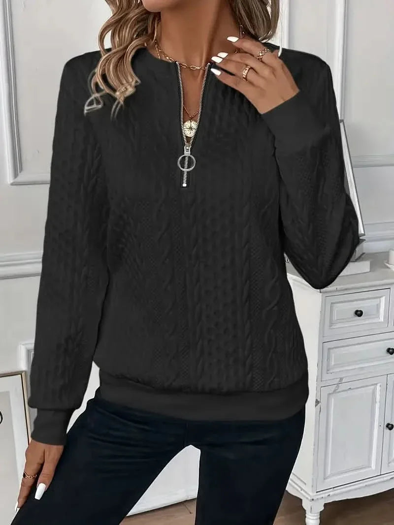Amy | Sweter z zamkiem