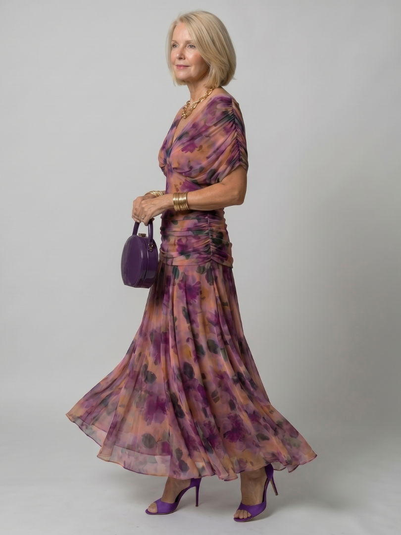 Veronique™ Elegancka Hiszpańska Sukienka Maxi