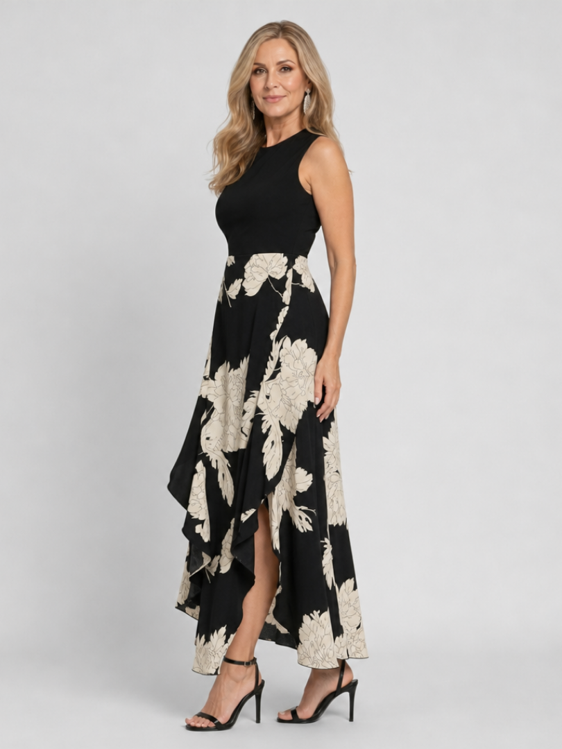 Elinora™ Elegancka Asymetryczna Sukienka Midi