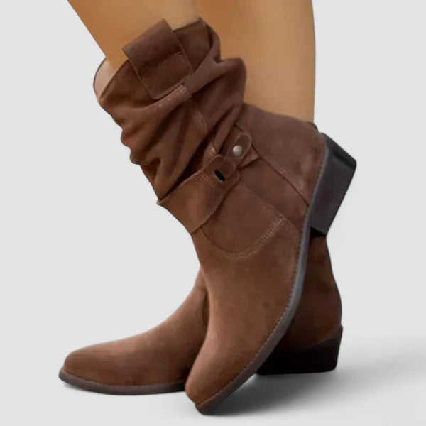 Rosamund™ Eleganckie Kowbojskie Zimowe Botki
