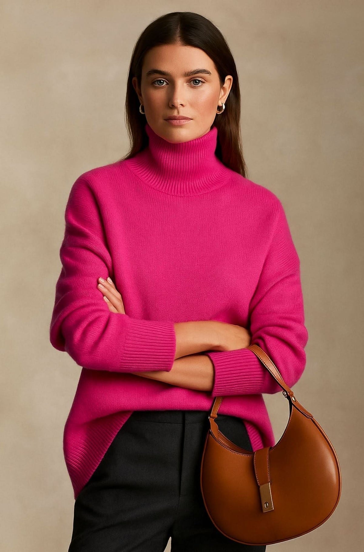MARGOT Elegancki sweter dzianinowy