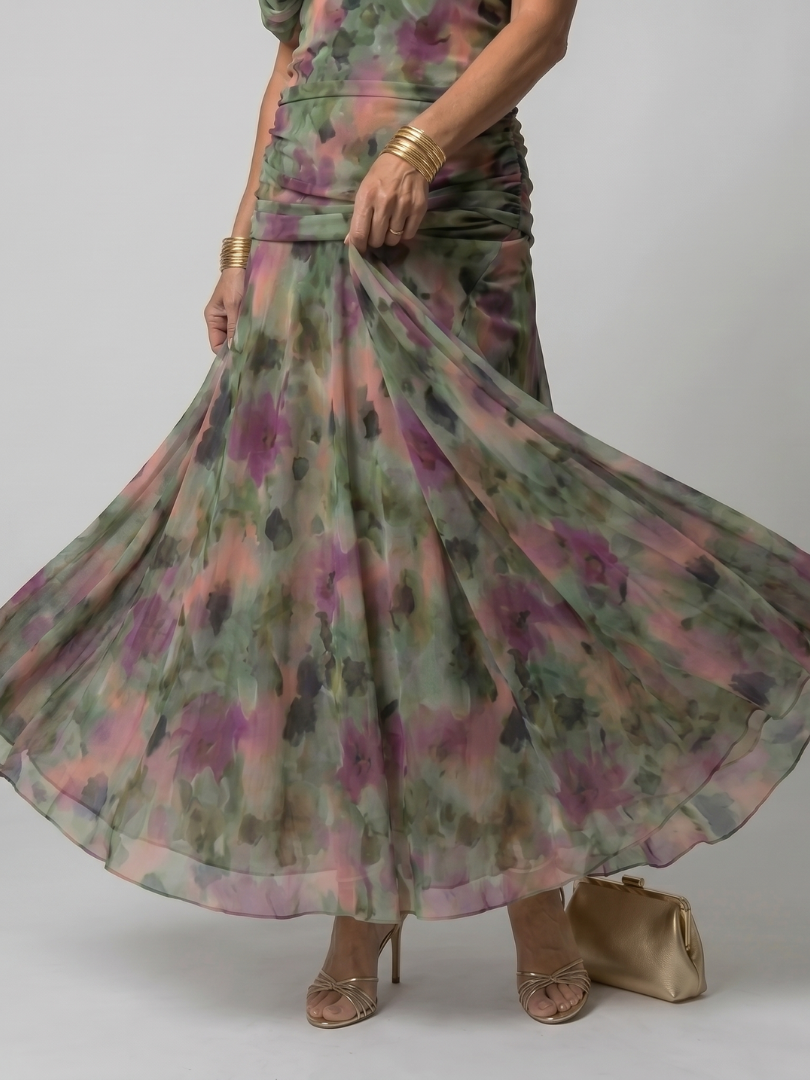 Veronique™ Elegancka Hiszpańska Sukienka Maxi