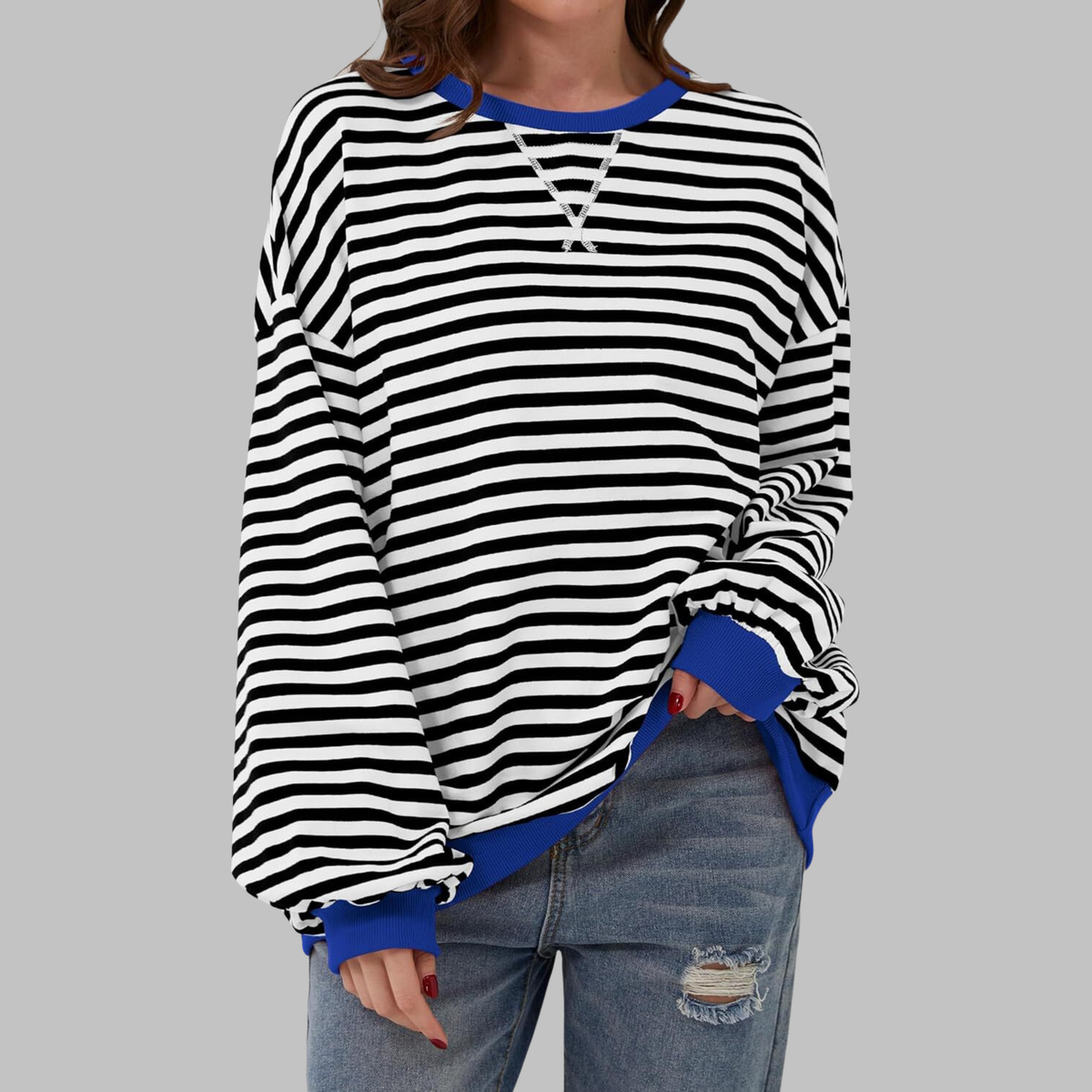 Elara – sweter w paski