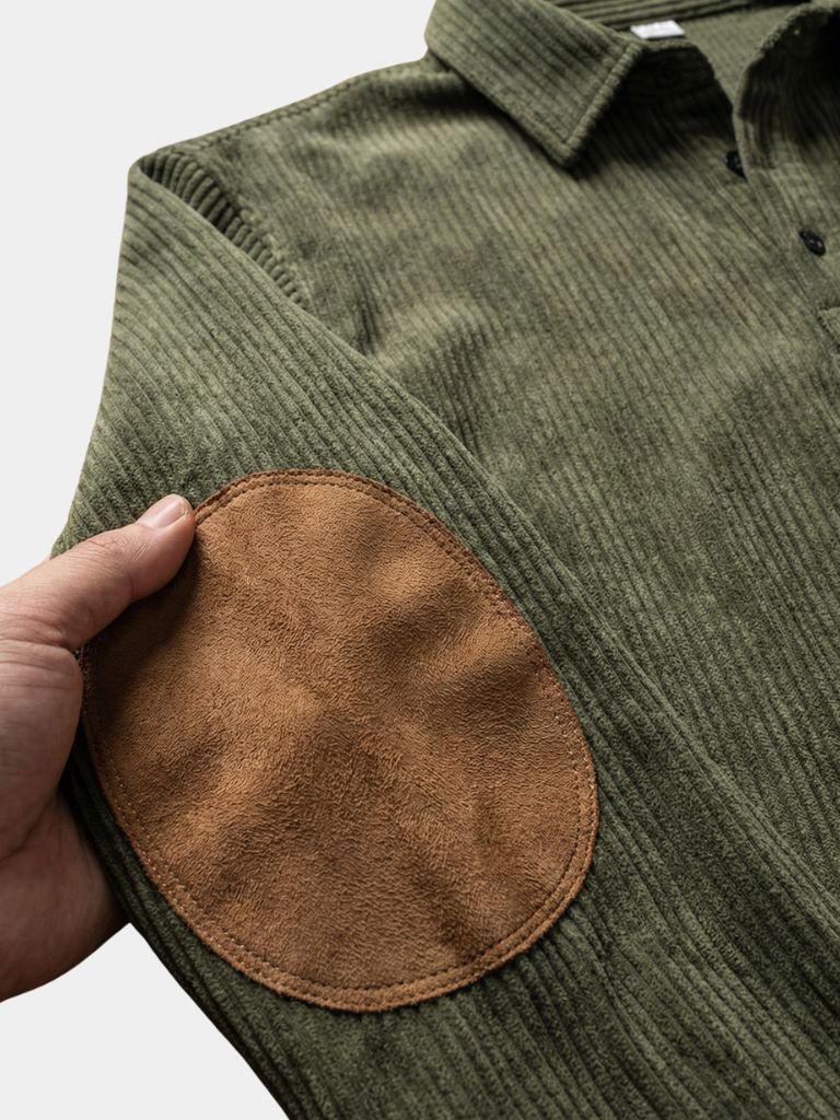 Serafina™ Ponadczasowa Prążkowana Koszula Polo Męska