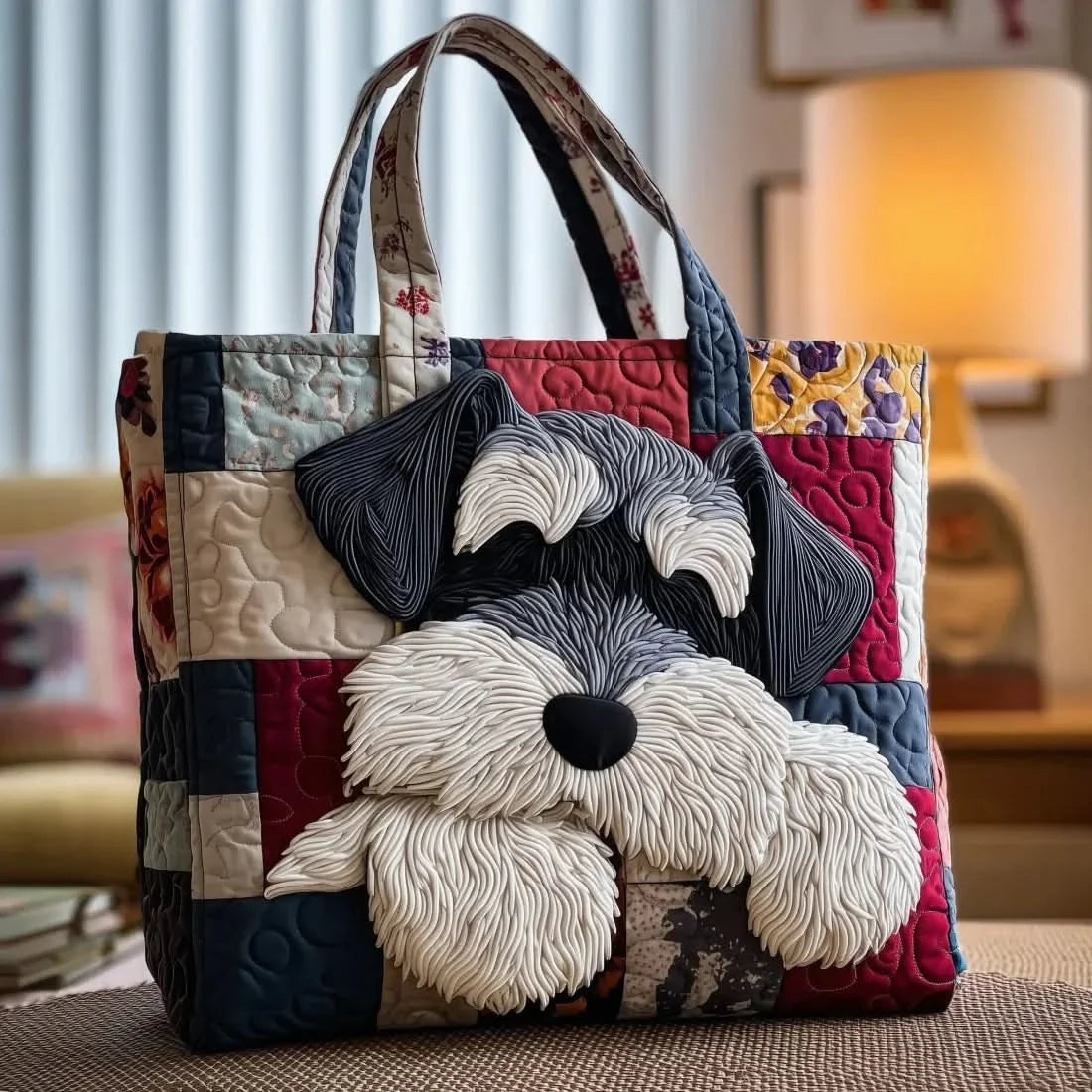 Barkshire – torba shopper z motywem sznaucera