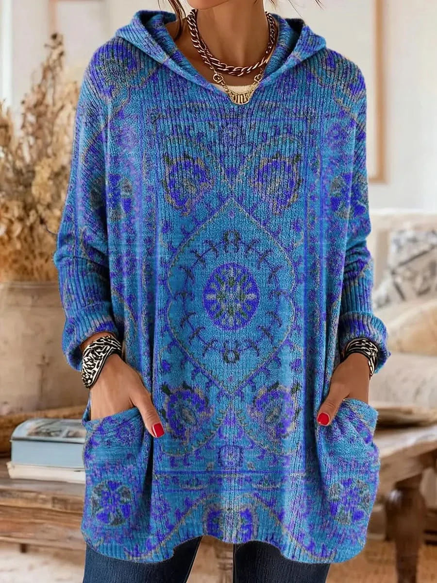 LOWENNA Tunika Boho z Kapturem
