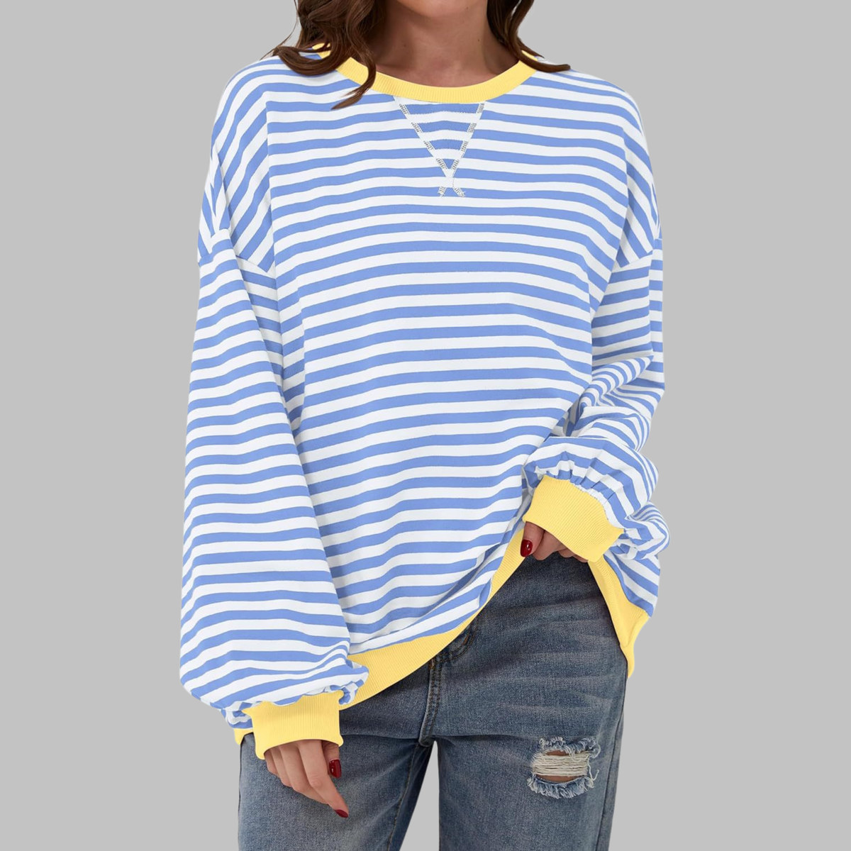 Elara – sweter w paski