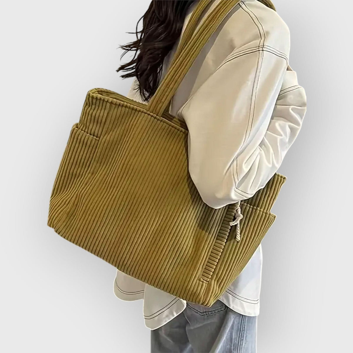 CAMILLE – torba shopper z sztruksu
